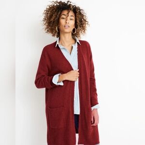 J.Crew Kent Maroon Wool Blend Cardigan XXS